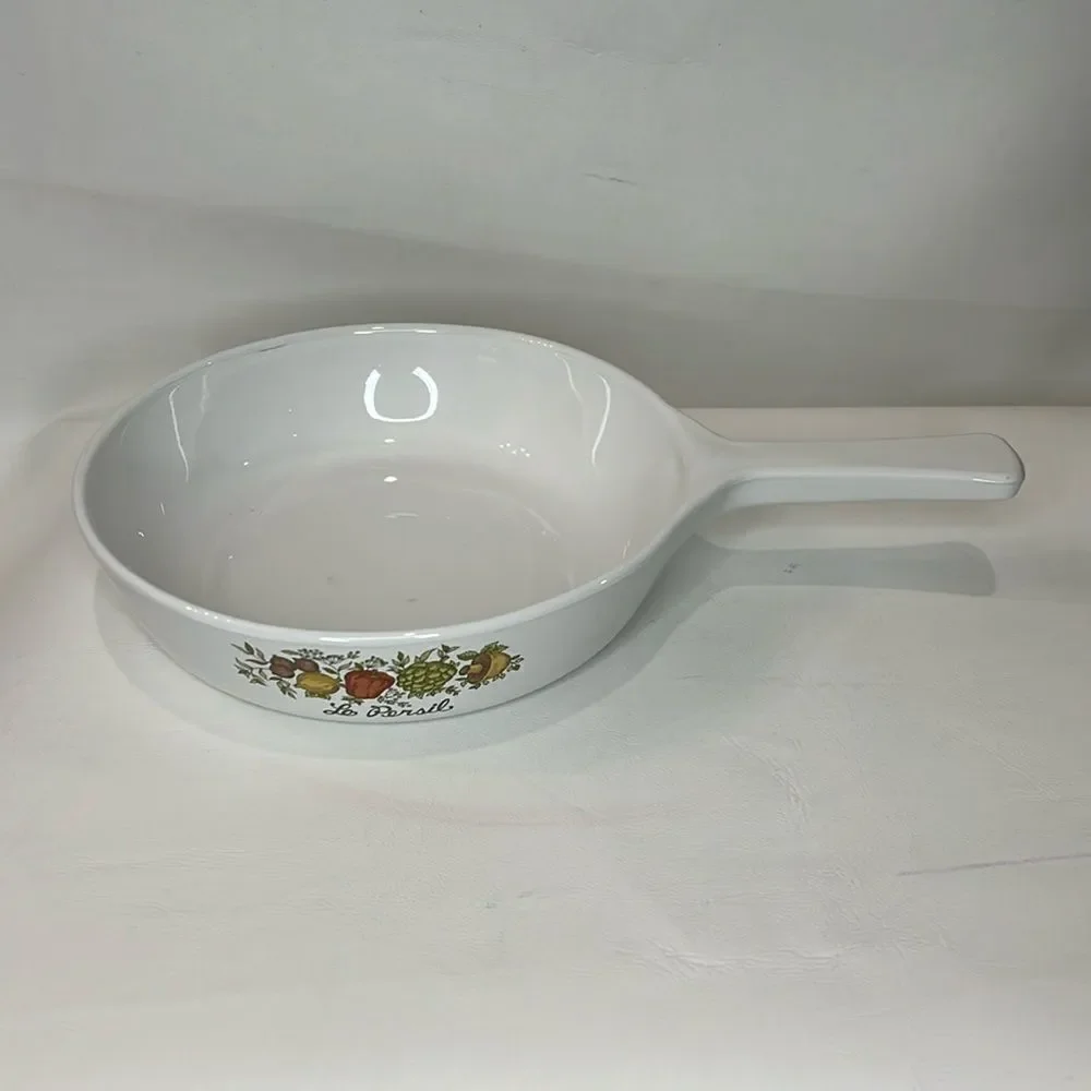 Corning Ware Spice of Life Skillet Saucepan P-83 6 1/2 Inches Round Skillet USA